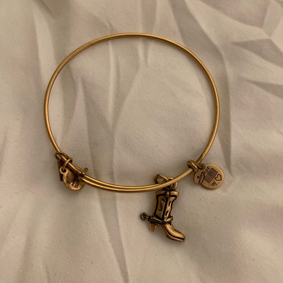 Alex and Ani Jewelry - Alex and Ani gold cowboy boot bangle